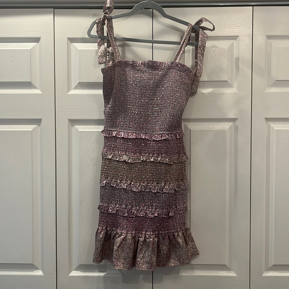 Storia dress size Large. Pink/grey/purple
